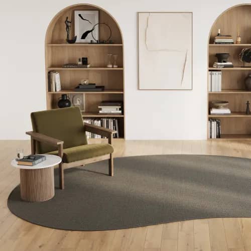 EarthSISAL™ | Ash | Organic Shape: Agate