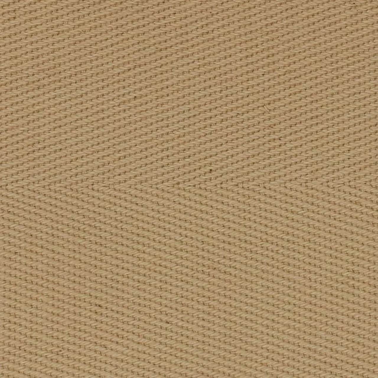 Soft Cotton Twill Border Swatch in Color Straw