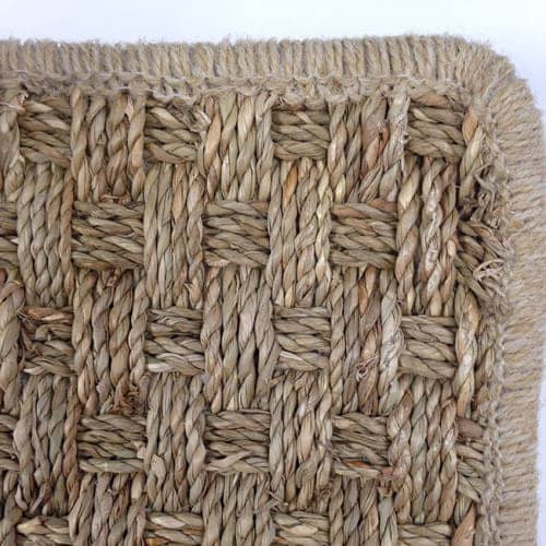 Biscayne | Natural Seagrass | Serged Edge