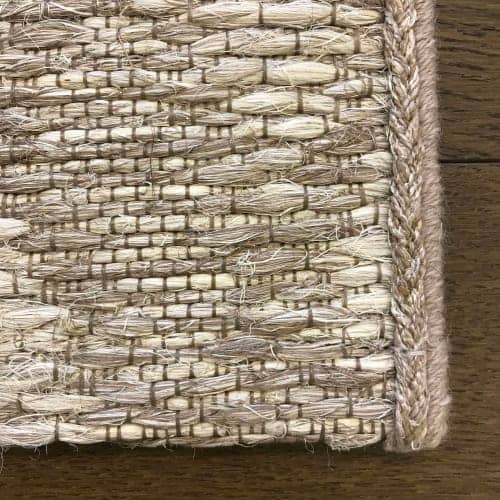 Lux Finish on Bahia Sisal Rug | Turtledove