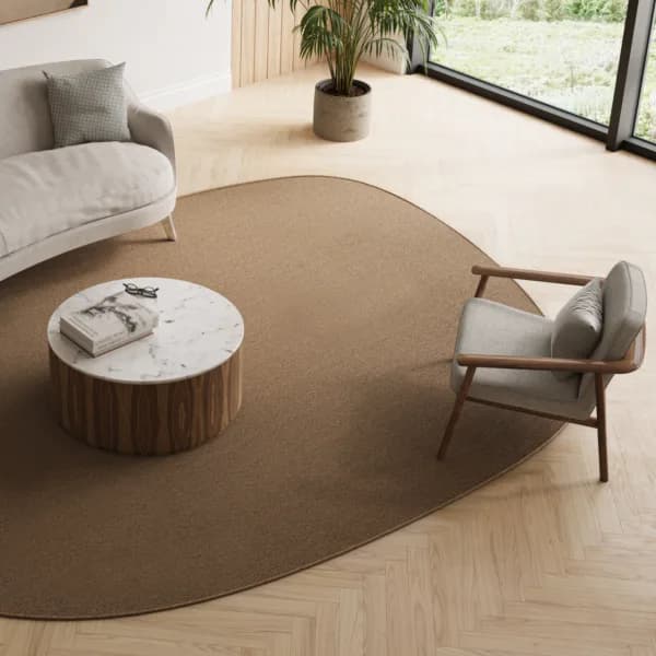 EarthSISAL™ | Madrone | Organic Shape: Obsidian
